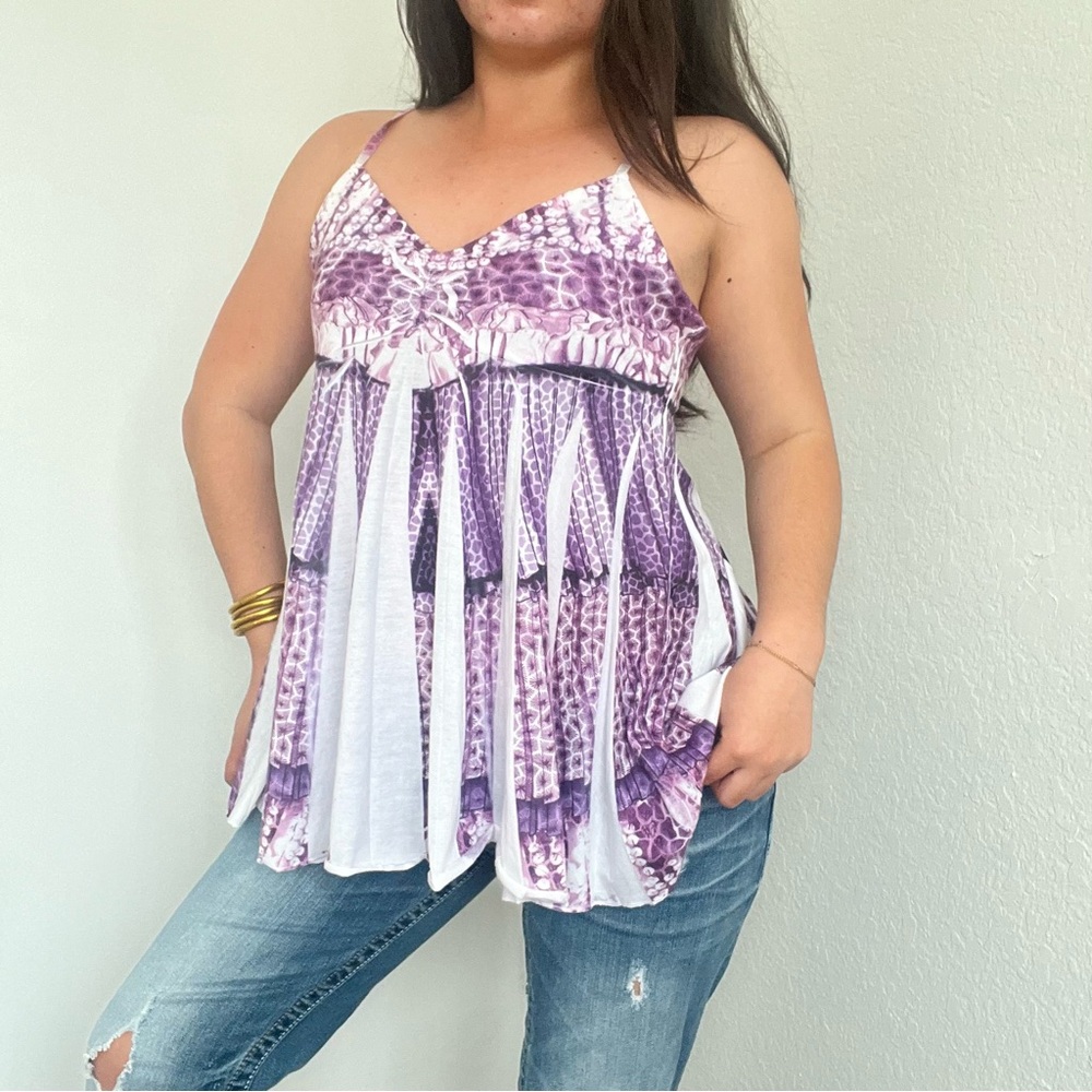 Mudd Babydoll Cami Tank Top